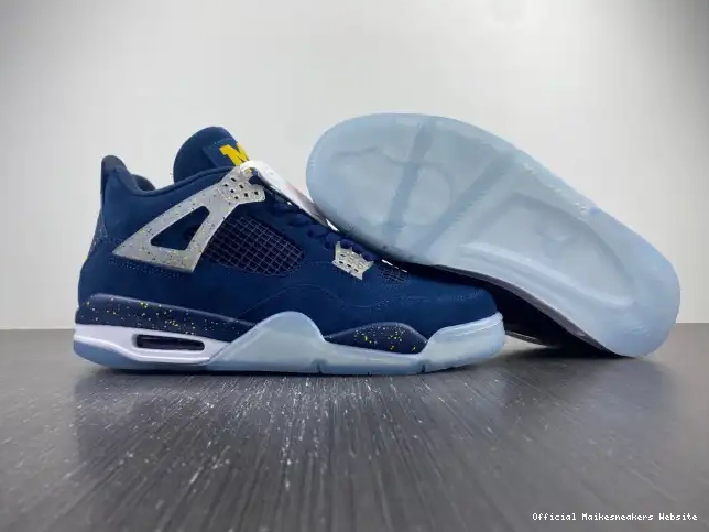 Official Maikesneakers Jordan Michigan 4 (PE) Retro AJ4-1036660 Air 0616